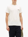 Double Fox Head Patch Classic Short Sleeve T-Shirt Anthracite - MAISON KITSUNE - BALAAN 6