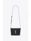 June Box Crocodile Embossed Leather Shoulder Bag Black - SAINT LAURENT - BALAAN 2