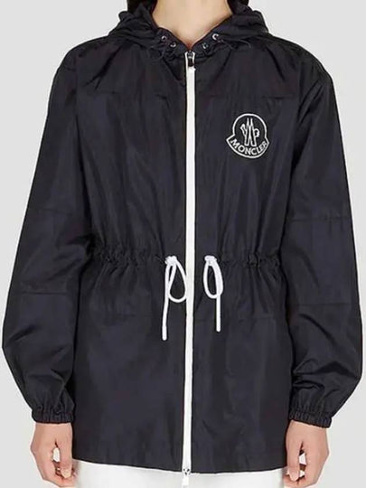 Women's Veirade Hooded Parka Navy - MONCLER - BALAAN 2