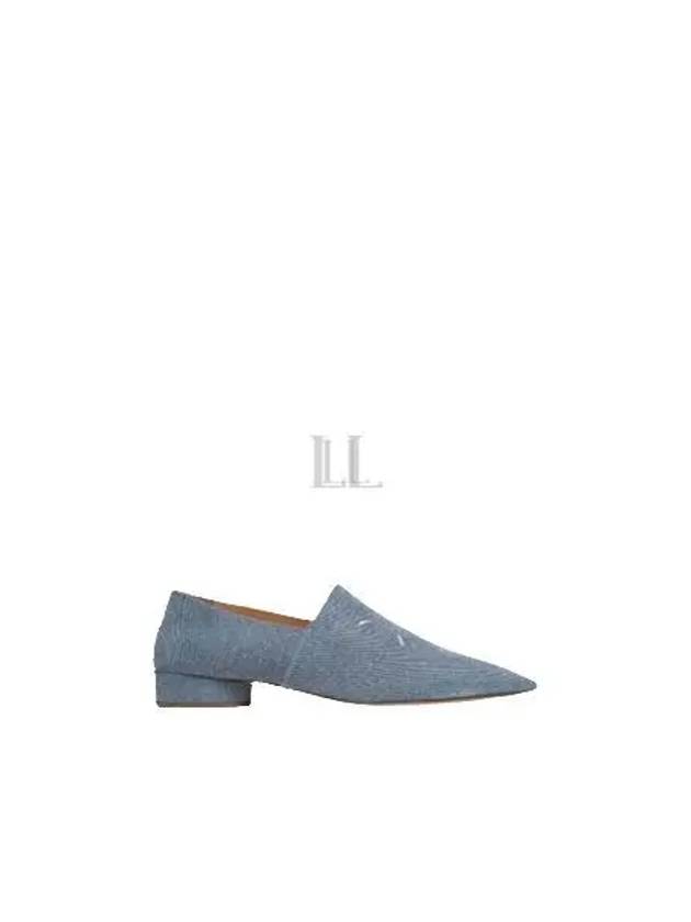 Women's Point Toe 4 Stitch Kiki Loafer Denim - MAISON MARGIELA - BALAAN 2