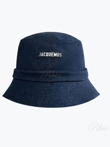 Jacquemus Logo Cotton Bucket Hat 24H223AC001 1513 38F - JACQUEMUS - BALAAN 1