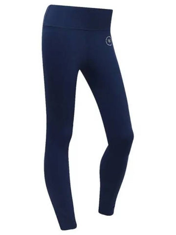 Sporty & Lee LEGGING N02 Navy WHITE LE701 Logo Leggings 2 - SPORTY & RICH - BALAAN 1