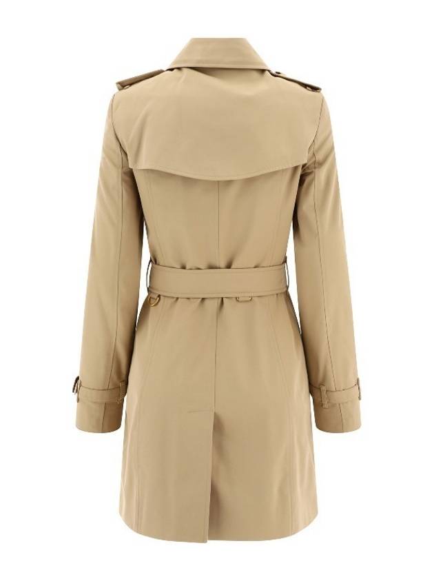 Short Chelsea Heritage Trench Coat Beige - BURBERRY - BALAAN 3