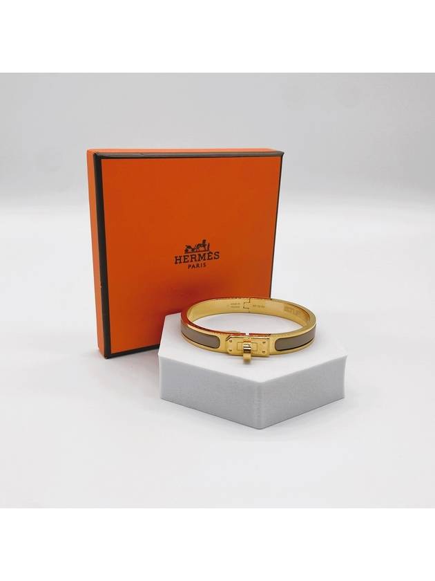 Mini Clic Kelly Bracelet Gold - HERMES - BALAAN 2