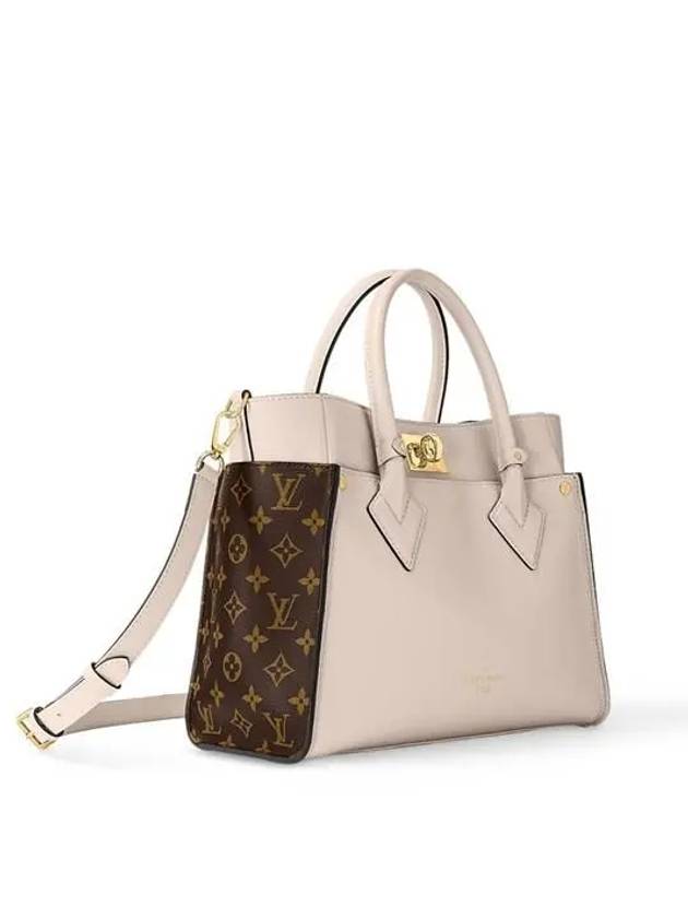 On My Side MM Tote Bag Grey - LOUIS VUITTON - BALAAN 3