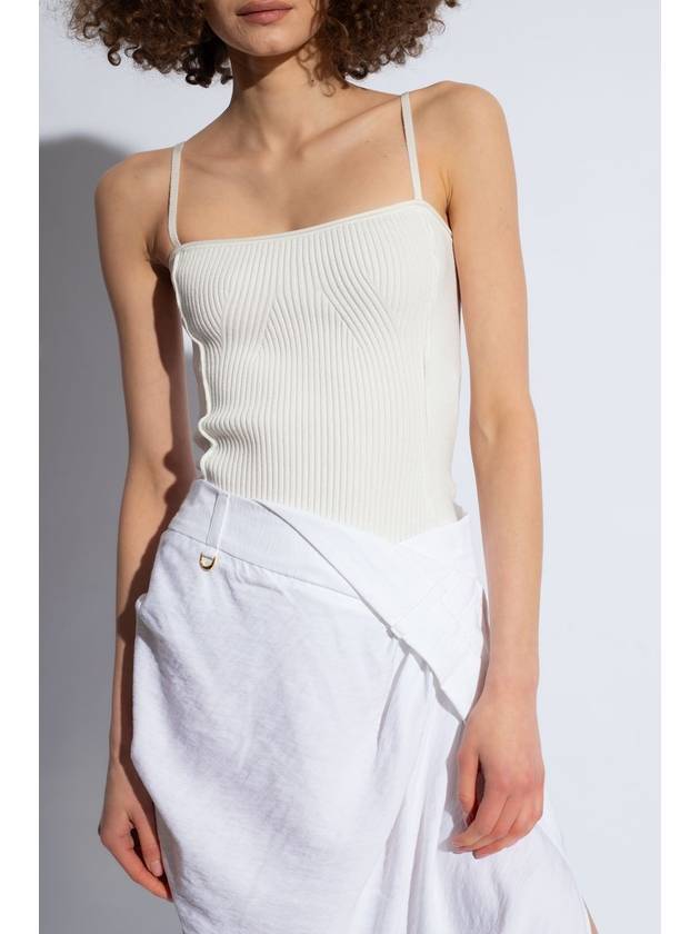 Sierra ribbed knit top 241KN3542355110 - JACQUEMUS - BALAAN 4