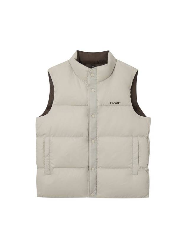 Reversible Down Vest Beige - HARDGEAR APPAREL - BALAAN 2