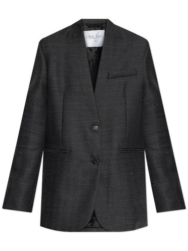 Forte_forte Wool Blazer, Women's, Grey - FORTE FORTE - BALAAN 1