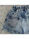 Titea Denim Shorts Blue - ISABEL MARANT - BALAAN 6