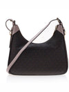 Wilma Monogram Chain Shoulder Bag Dark Brown - MICHAEL KORS - BALAAN 4