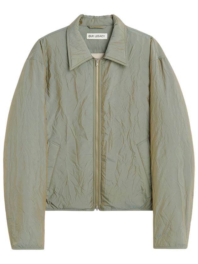 Slight Crinkle Solaro Shining Jacket Olive - OUR LEGACY - BALAAN 2