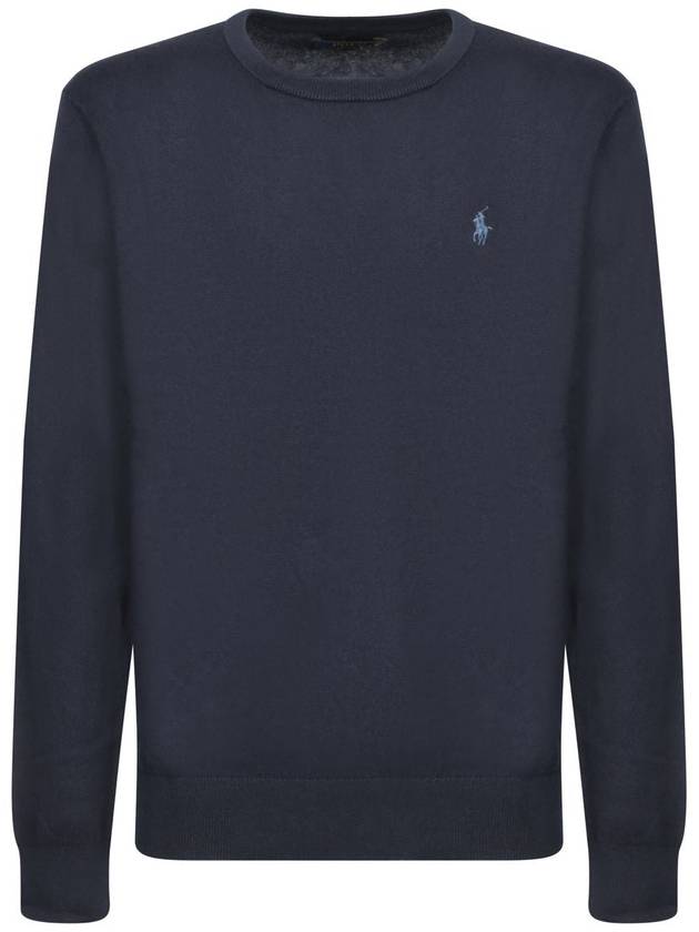 Embroidery Pony Knit Top Navy - POLO RALPH LAUREN - BALAAN 2