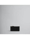 Zipper Leather Card Wallet Black - MARNI - BALAAN 2