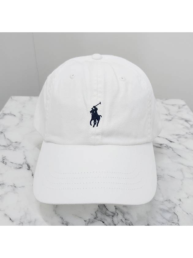 Embroidered Pony Ball Cap White - POLO RALPH LAUREN - BALAAN 3