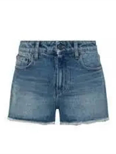 Mini Denim Shorts Blue - AMI - BALAAN 2