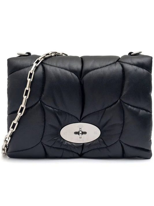 Little Softy Pillow Effect Nappa Leather Cross Bag Black - MULBERRY - BALAAN.
