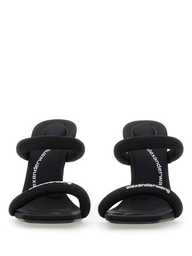 Julie Tubular Webbing Sandal Heels Black - ALEXANDER WANG - BALAAN 7