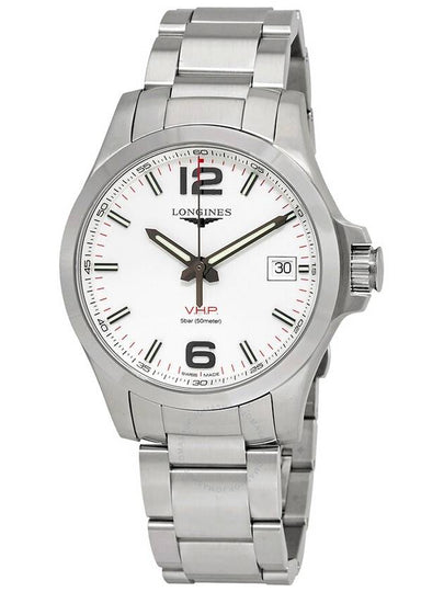 Conquest VHP 41MM Stainless Steel Watch Silver - LONGINES - BALAAN 2