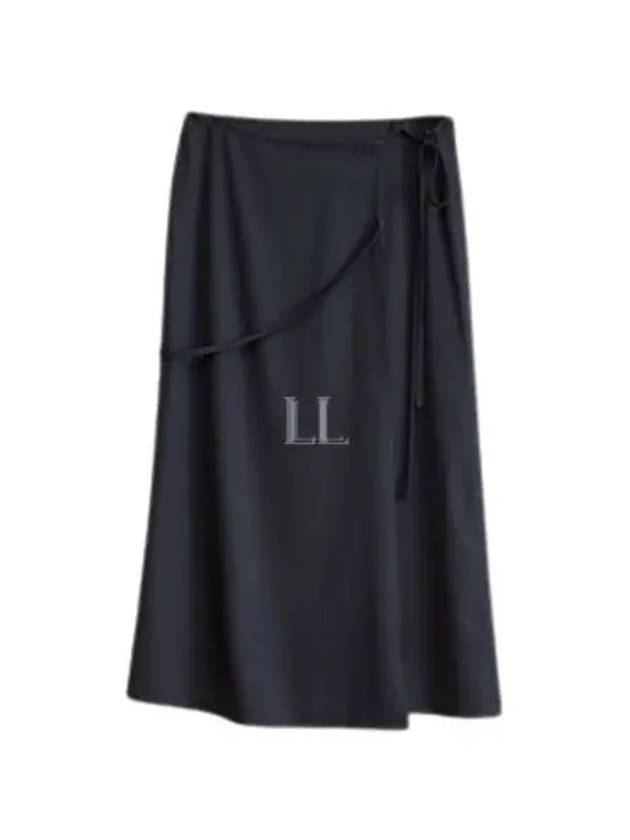 Women's Tailored Long A Line Skirt Jet Black - LEMAIRE - BALAAN 2