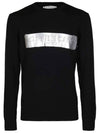 Band Logo Patch Crewneck Sweatshirt Black - GIVENCHY - BALAAN.