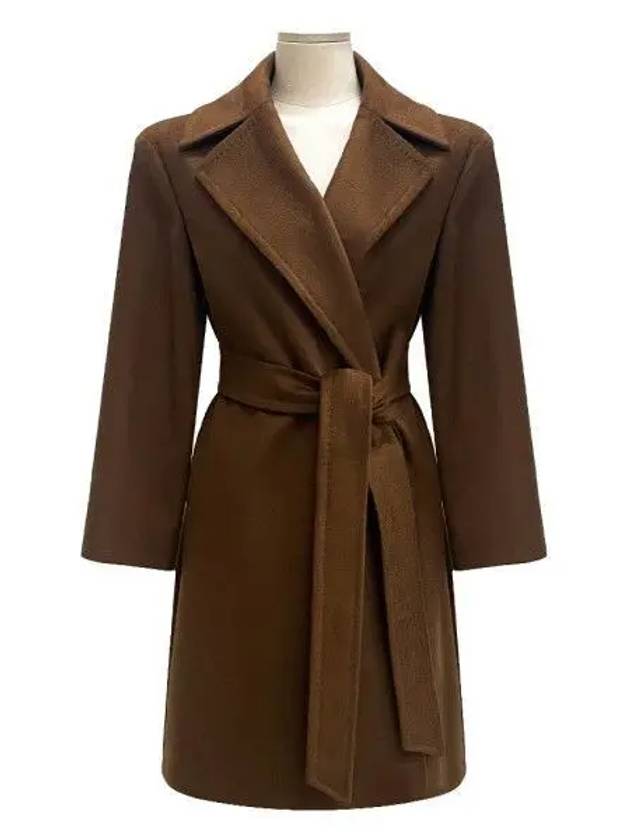 TIGRE belted wool coat brown 2360161733 056 1212532 - MAX MARA - BALAAN 1