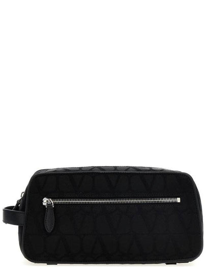 Toilet Econograph Clutch Bag Black - VALENTINO - BALAAN 2