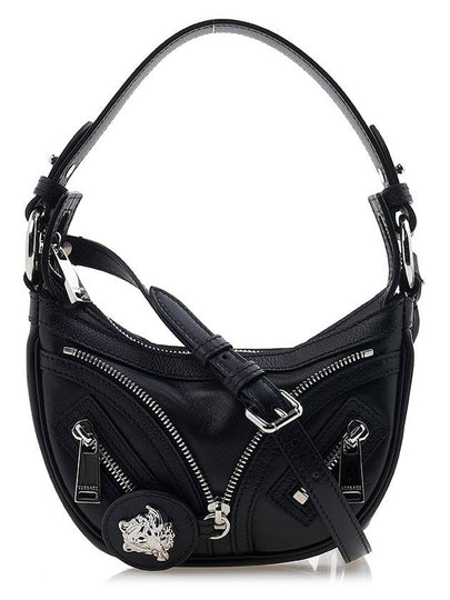 Repeat Mini Hobo Shoulder Bag Black - VERSACE - BALAAN 2