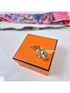 Twilly scarf ring Mini Bolduc Twilly ring gold color H603652S 00 - HERMES - BALAAN 9