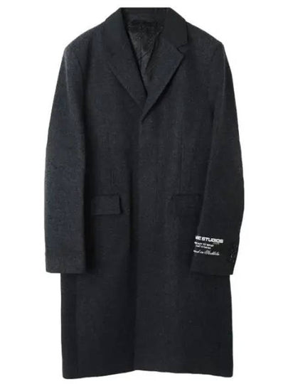 single breasted wool coat - ACNE STUDIOS - BALAAN 1