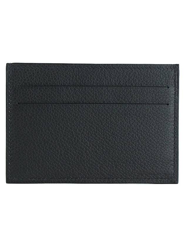 HM Citizen Twill Card Holder Ocean Blue U Engraved HM41WT002 - HERMES - BALAAN 3