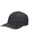 Jumbo GG Ball Cap Black - GUCCI - BALAAN 2