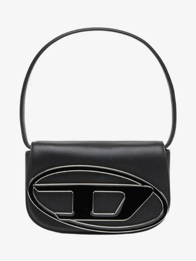 1DR Nappa Leather Shoulder Bag Black - DIESEL - BALAAN 3