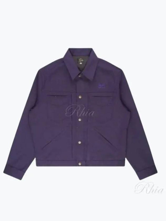 24 Penny Jean Jacket Purple OT186 - NEEDLES - BALAAN 1