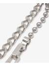 Preston Multi Chain Necklace Silver - HERON PRESTON - BALAAN 6