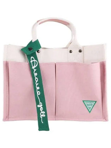 Golf tennis two-tone color tote bag pouch pink - AVAVE - BALAAN 1