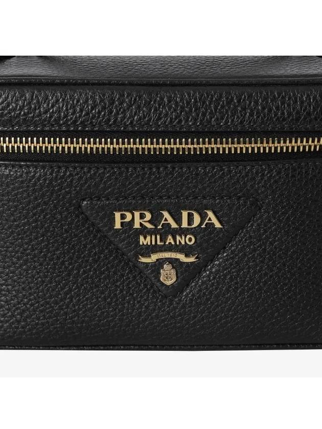 Leather Mini Bag Black - PRADA - BALAAN 4