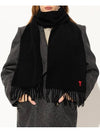 Muffler Scarf BFUSF405 334 001 BLACK - AMI - BALAAN 3