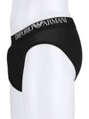 Logo 3 Pack Briefs Black - EMPORIO ARMANI - BALAAN 4