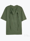 Women's Foulard Short Sleeve T Shirt Green - LEMAIRE - BALAAN 2