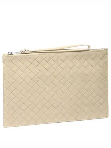 Big Intrecciato Weaving Large Pouch Bag Women s Clutch - BOTTEGA VENETA - BALAAN 1