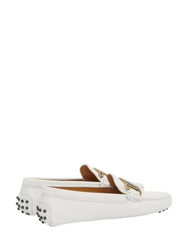 Kate Gommino Leather Driving Shoes White - TOD'S - BALAAN 4