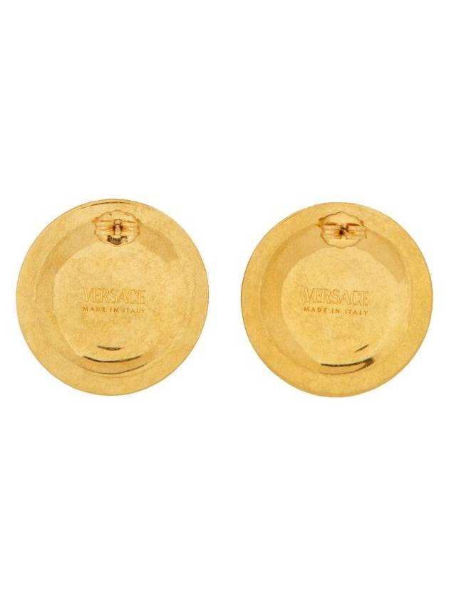 Medusa Stud Earrings Gold - VERSACE - BALAAN 6