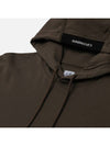 Diagonal Raised Fleece Lens Hoodie Walnut - CP COMPANY - BALAAN 3