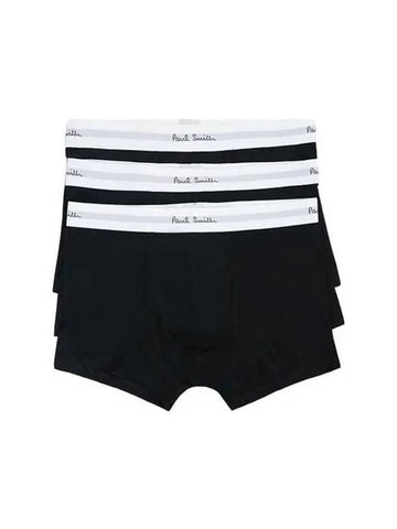 Men s Logo Waistband Trunks 3 Pack Underwear M1A914N3PK64 79 - PAUL SMITH - BALAAN 1