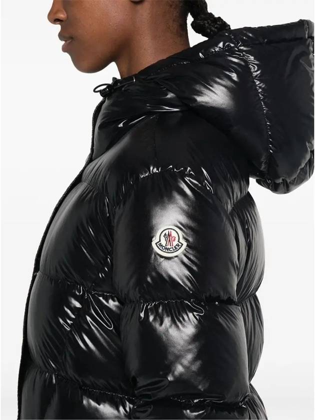 BELLEVUE Long Coat Down Jacket Padded Black 1C00038 5963V - MONCLER - BALAAN 4