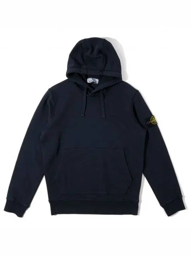 Signature Logo Patch Hoodie Navy - STONE ISLAND - BALAAN 2