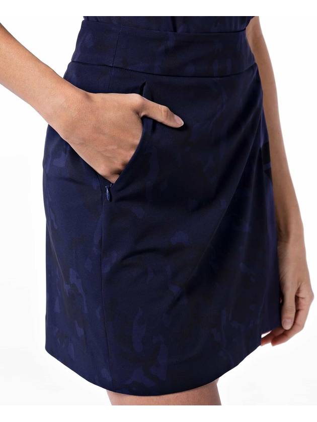 Women's Fairway Camo Big Logo Pleated Skirt Navy - PXG - BALAAN 3