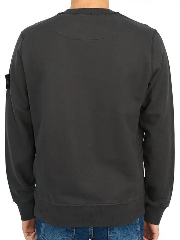 Wappen Patch Crew Neck Sweatshirt Grey - STONE ISLAND - BALAAN 5