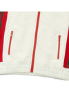 Zipper Logo Patch Jersey Zip-up Jacket Ivory - GUCCI - BALAAN 8