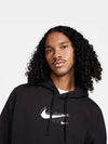 Men's Logo Hoodie Black - NIKE - BALAAN 4